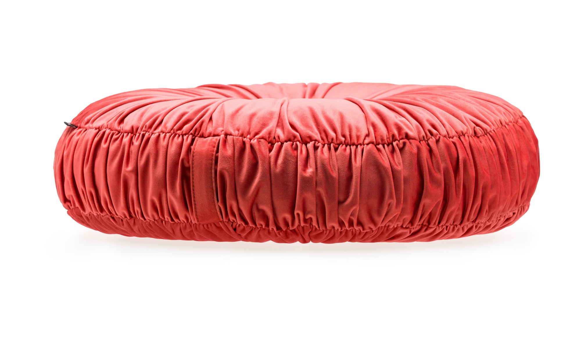 Ruched Tuffet - Ochre